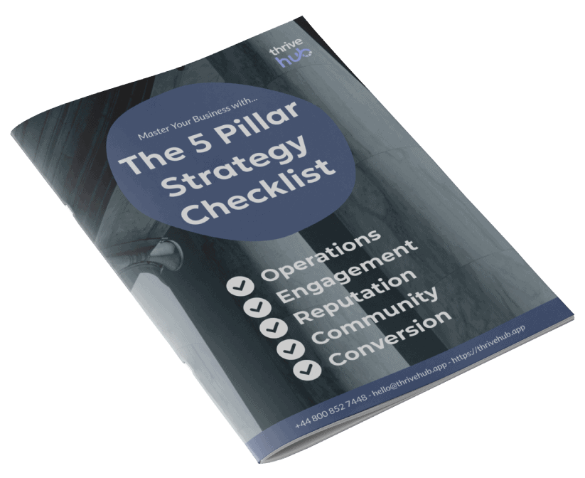 COVER - Cracking the Code Master Your Business with Thrive Hub's 5 Pillar Strategy